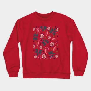 pink pomegranate forest Crewneck Sweatshirt